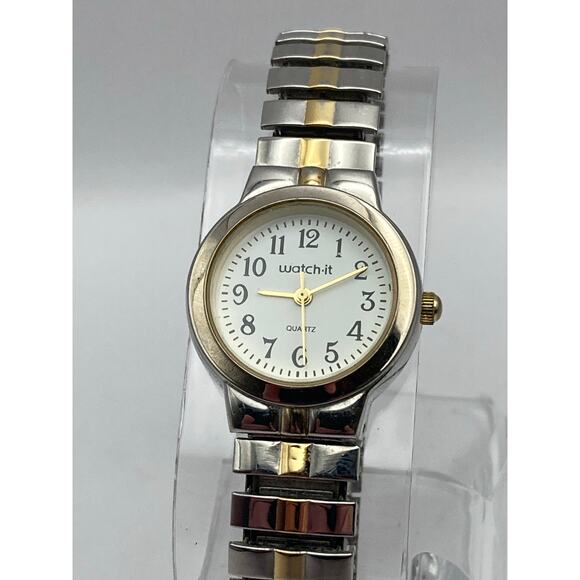 Watch-It Women's Quartz Watch 25mm Expandable Band - New Battery - Picture 1 of 6